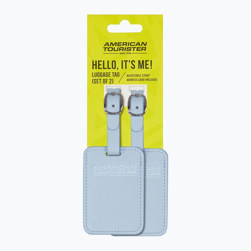 Zawieszka do bagażu American Tourister Luggage Tag 2 szt. naptune blue 4