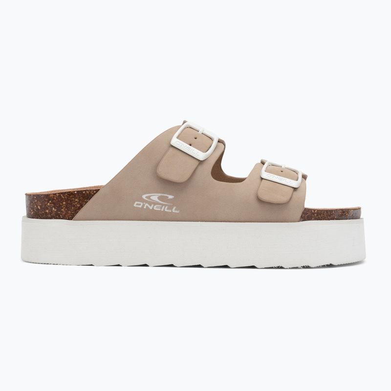 Klapki damskie O'Neill Sandy Platform Slider Low tan 2