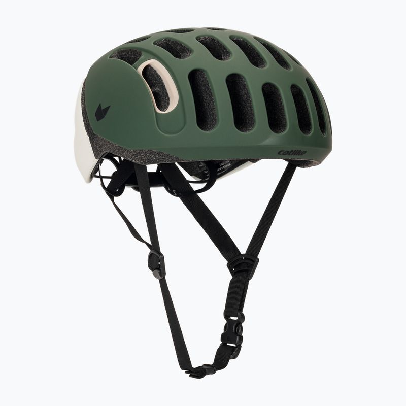 Kask rowerowy MTB Catlike Whisper II green forest/white matte