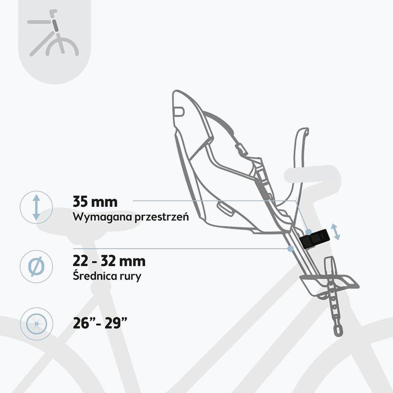 Fotelik rowerowy bobike Exclusive Mini Evolve cinnamon brown 11