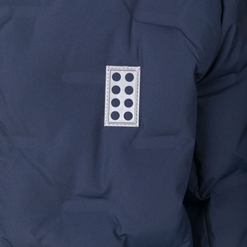 Kurtka narciarska dziecięca LEGO Lwjipe 706 dark grey 3