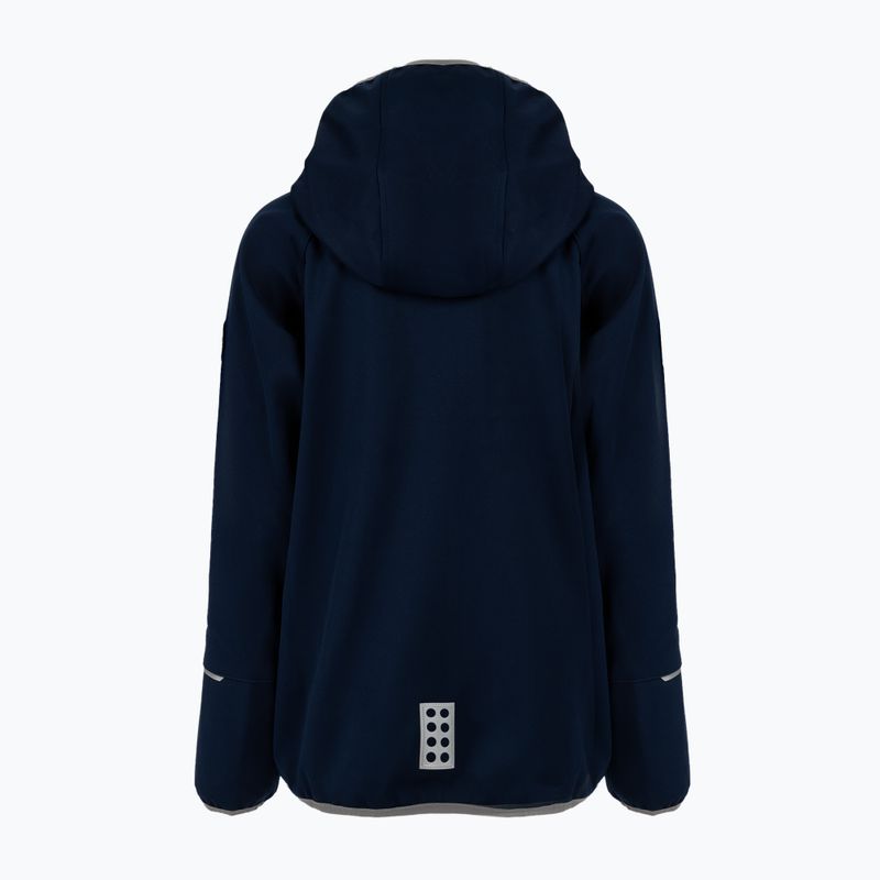 Kurtka softshell dziecięca LEGO Lwsefrit 200 dark navy 2