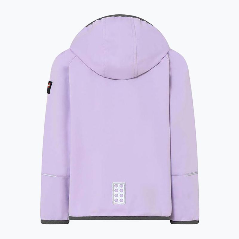 Kurtka softshell dziecięca LEGO Lwsefrit 200 purple 2