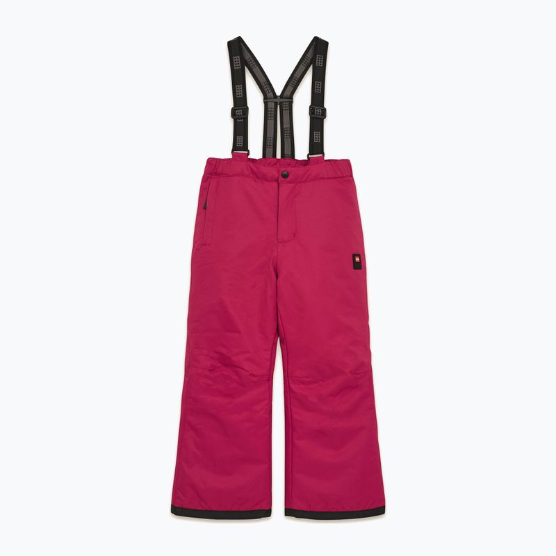 Spodnie narciarskie dziecięce LEGO Lwpayton 701 dark pink