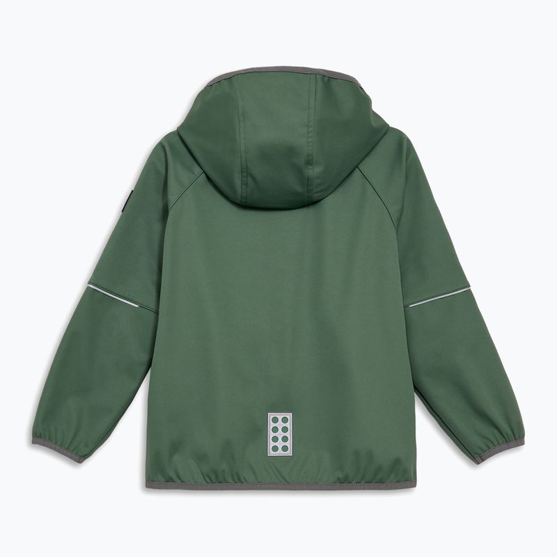 Kurtka softshell dziecięca LEGO Lwsefrit 200 green 2