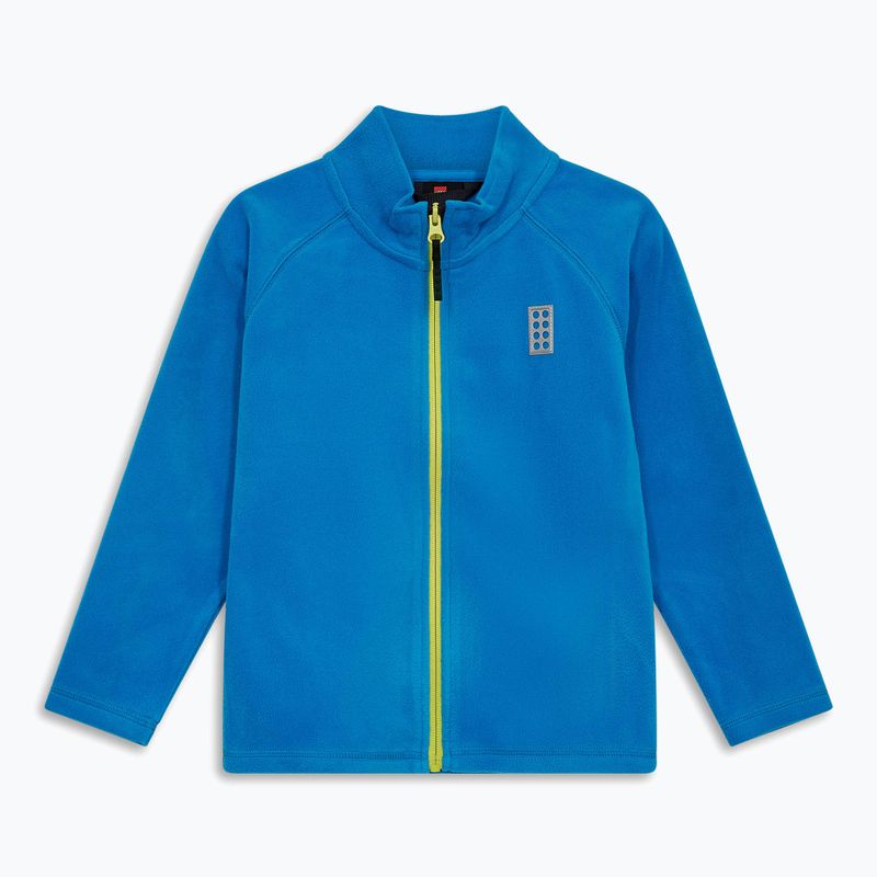 Bluza polarowa dziecięca LEGO Lwsinclair 703 blue/lime