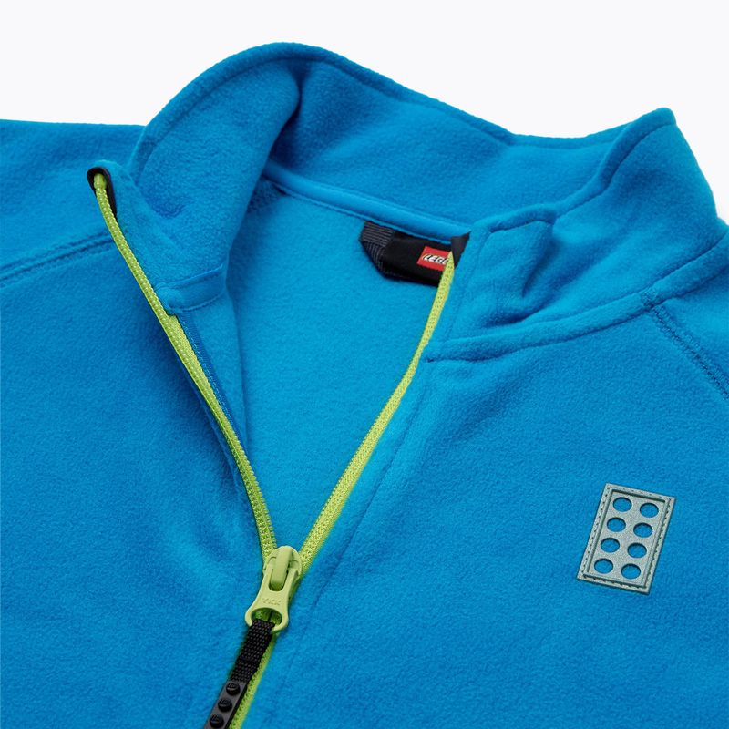 Bluza polarowa dziecięca LEGO Lwsinclair 703 blue/lime 3