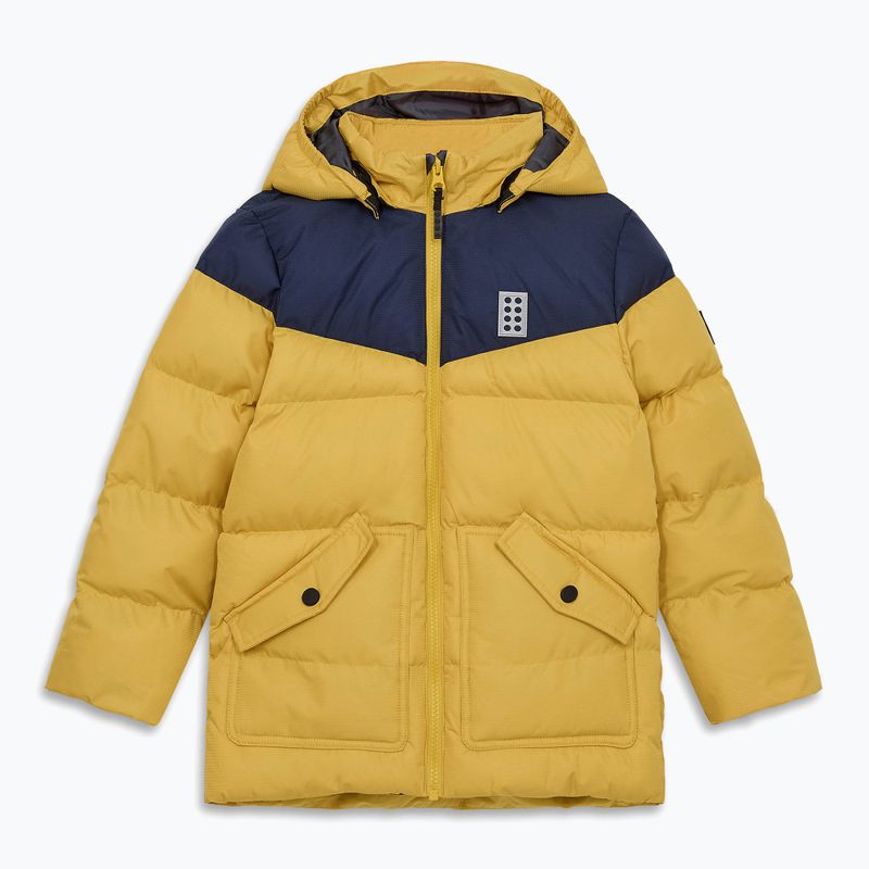 Kurtka ocieplana dziecięca LEGO Lwjebel 733 dark yellow