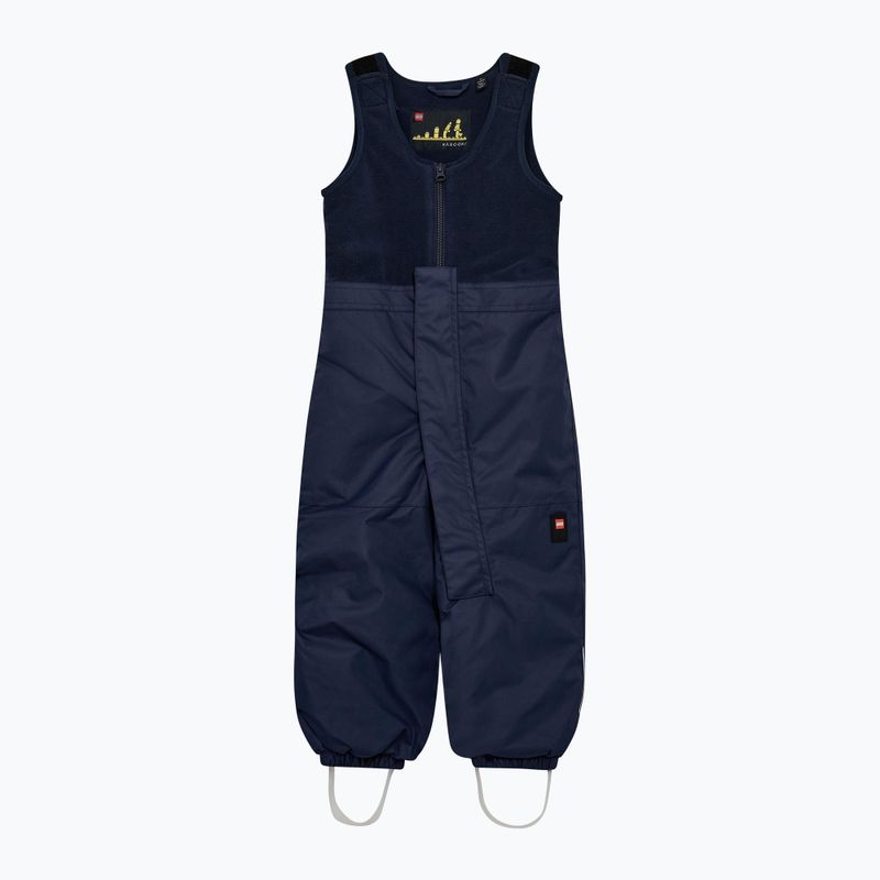 Spodnie narciarskie dziecięce LEGO Lwpuelo 701 dark navy/navy