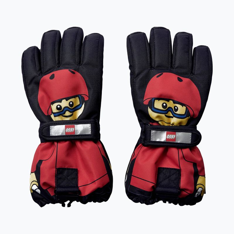 Rękawiczki dziecięce LEGO Lwagan 811 black 2
