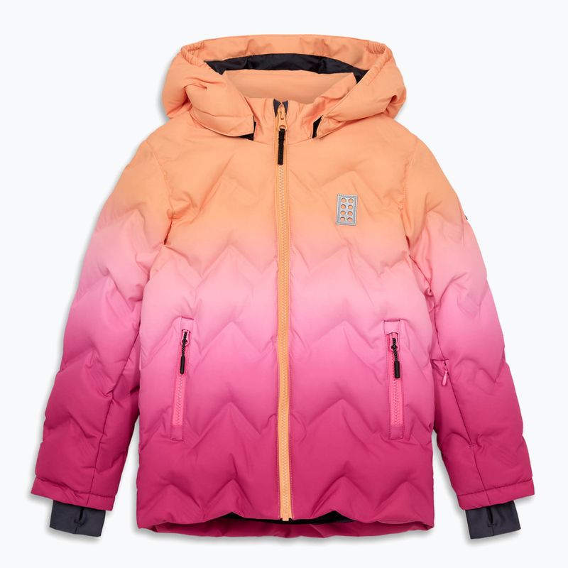 Kurtka narciarska dziecięca LEGO Lwjested 709 pink 2
