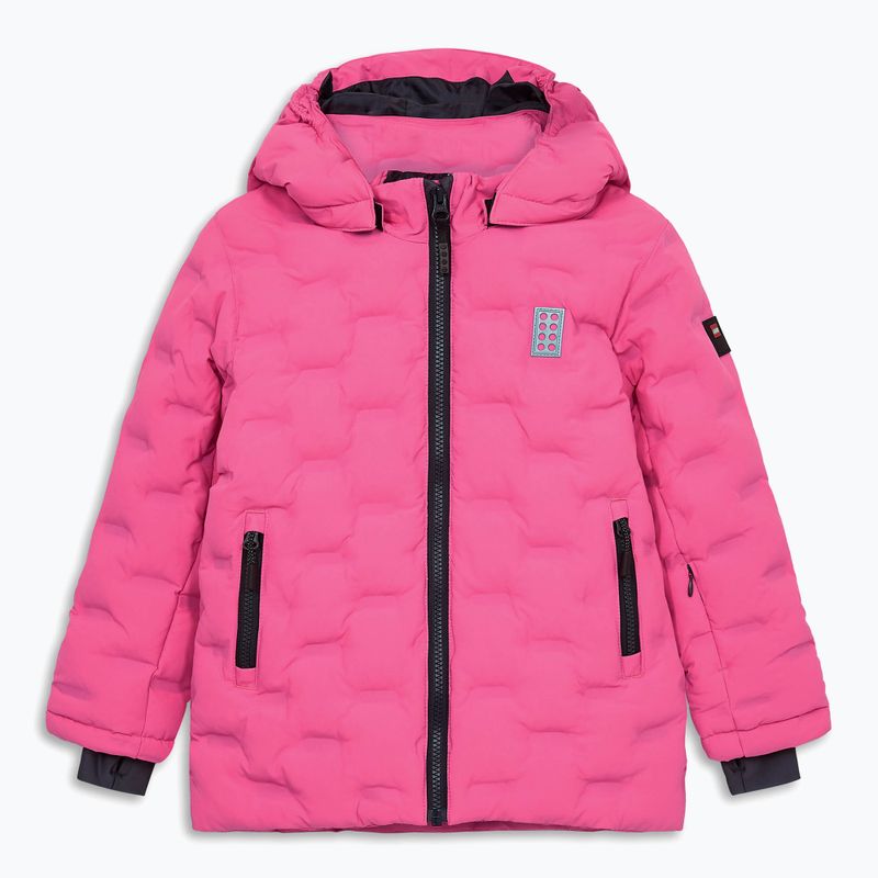 Kurtka narciarska dziecięca LEGO Lwjipe 706 pink 2