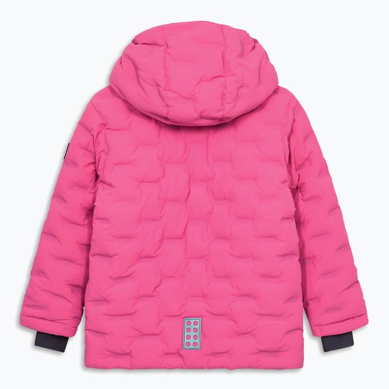 Kurtka narciarska dziecięca LEGO Lwjipe 706 pink 3