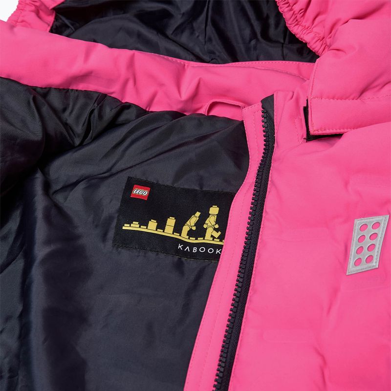 Kurtka narciarska dziecięca LEGO Lwjipe 706 pink 6
