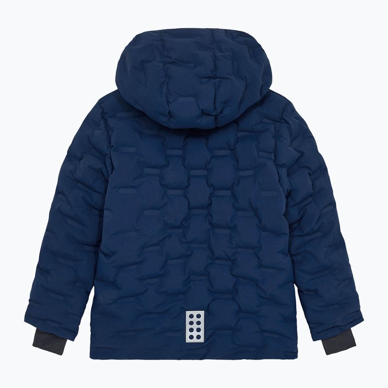 Kurtka narciarska dziecięca LEGO Lwjipe 706 navy 2