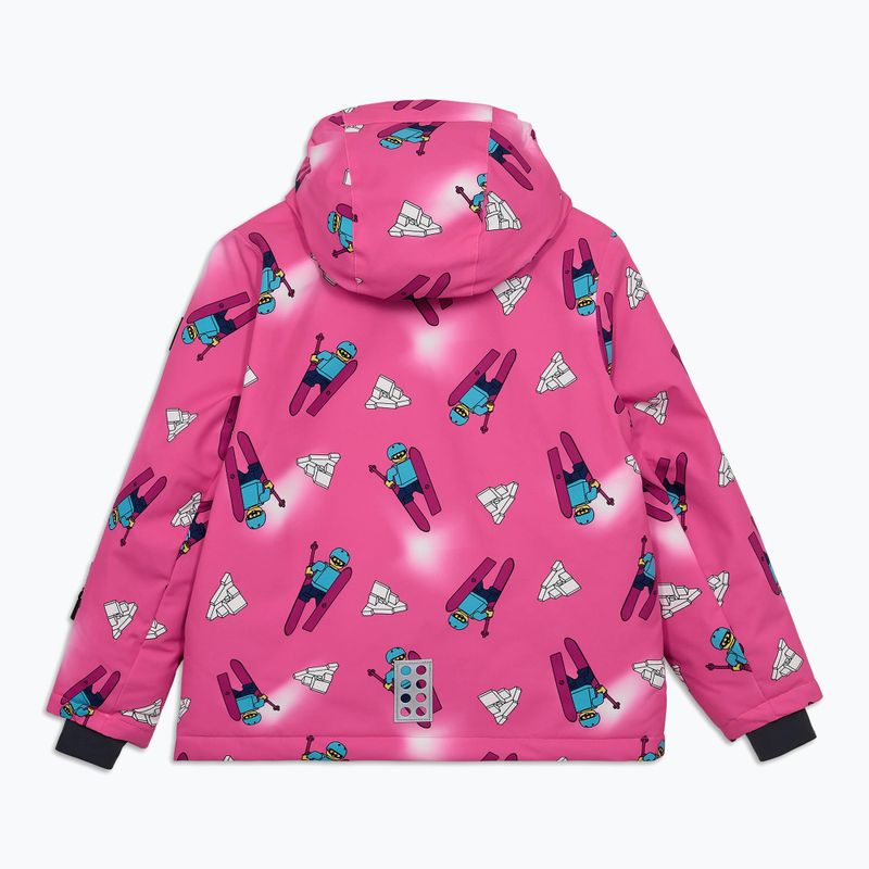 Kurtka narciarska dziecięca LEGO Lwjaz 806 pink 2