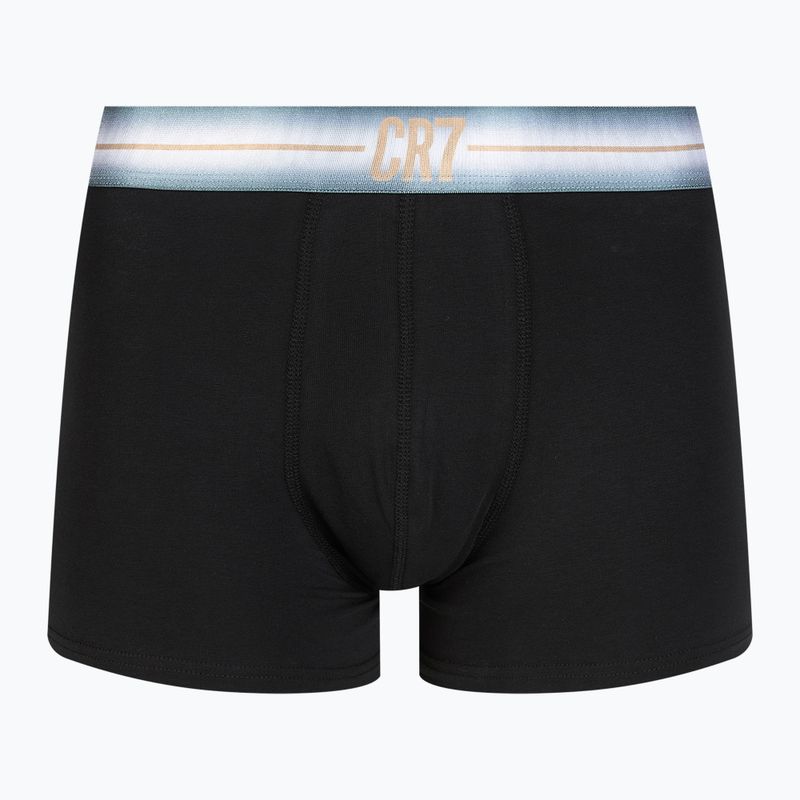 Bokserki męskie CR7 Basic Trunk 3 pary black/ navy blue 2