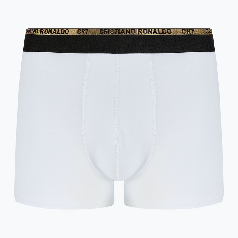 Bokserki męskie CR7 Basic Trunk 3 pary balck/ white/ grey 2