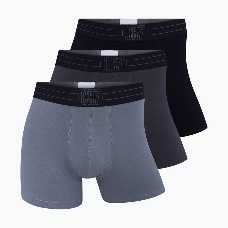 Bokserki męskie CR7 Basic Trunk 3 pary multicolour