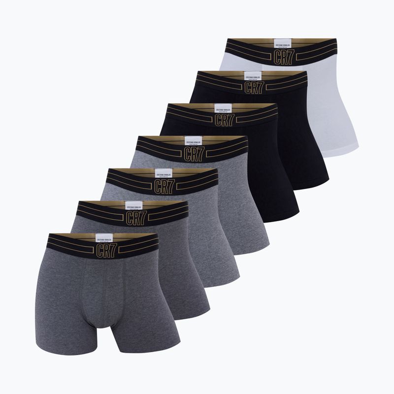 Bokserki męskie CR7 Basic Trunk 7 par 2815 multicolor