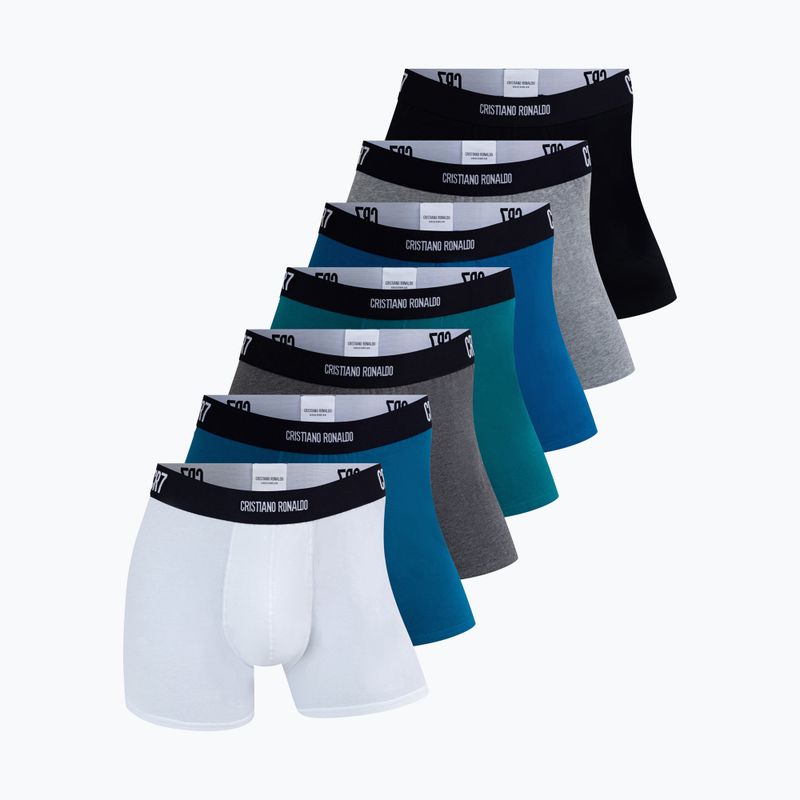 Bokserki męskie CR7 Basic Trunk 7 par 2820 multicolor