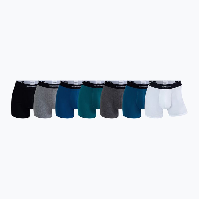 Bokserki męskie CR7 Basic Trunk 7 par 2820 multicolor 2