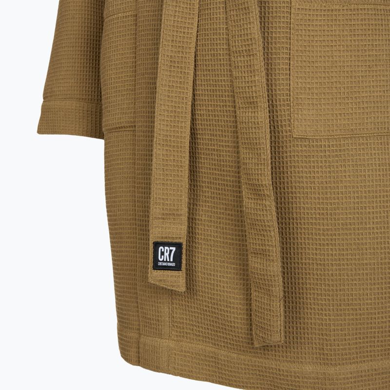 Szlafrok męski CR7 Bathrobe Waffle sand 3
