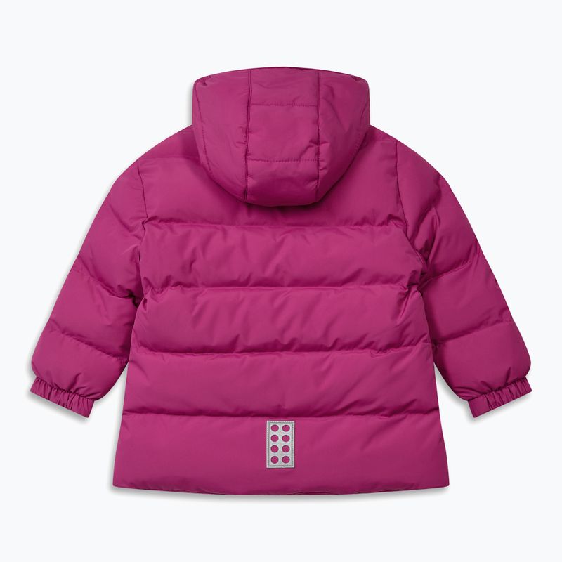 Kurtka ocieplana dziecięca LEGO Lwjojo 704 fuchsia 2