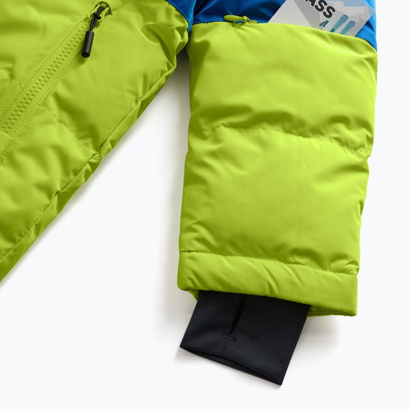 Kurtka narciarska dziecięca Lego Lwjaz 805 lime green 4