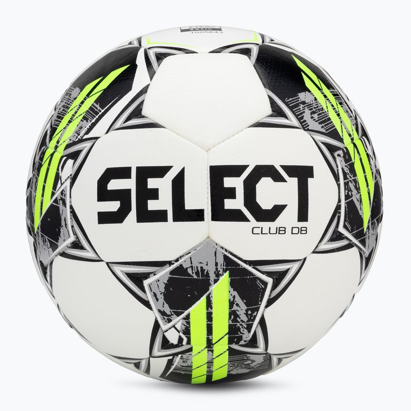 Piłka do piłki nożnej SELECT Club DB v23 white/grey rozmiar 5