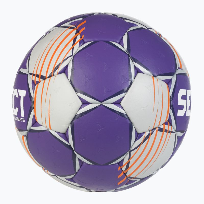 Piłka do piłki ręcznej SELECT Ultimate v24 Official EHF grey/purple rozmiar 3 4