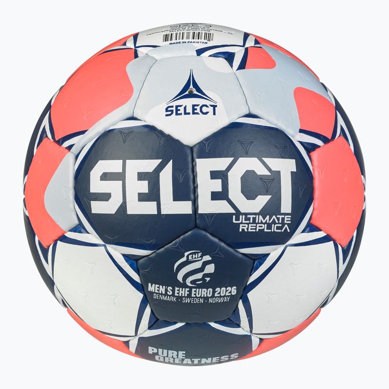 Piłka do piłki ręcznej SELECT Ultimate Euro Men v26 Replica white/red/black rozmiar 0 2