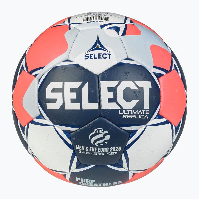 Piłka do piłki ręcznej SELECT Ultimate Euro Men v26 Replica white/red/black rozmiar 1 2