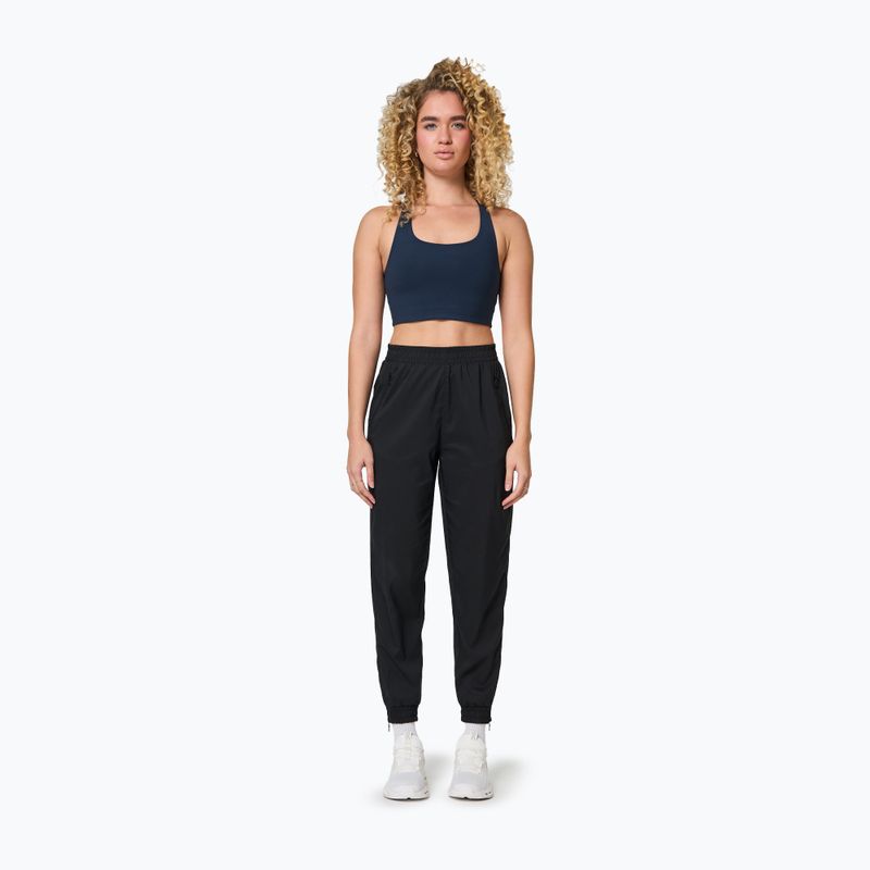 Biustonosz treningowy Girlfriend Collective Paloma midnight 2