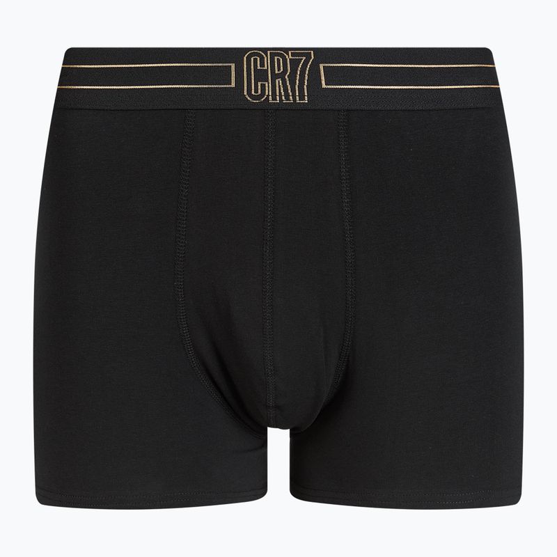 Bokserki męskie CR7 Basic Trunk 5 par black/ gold 2
