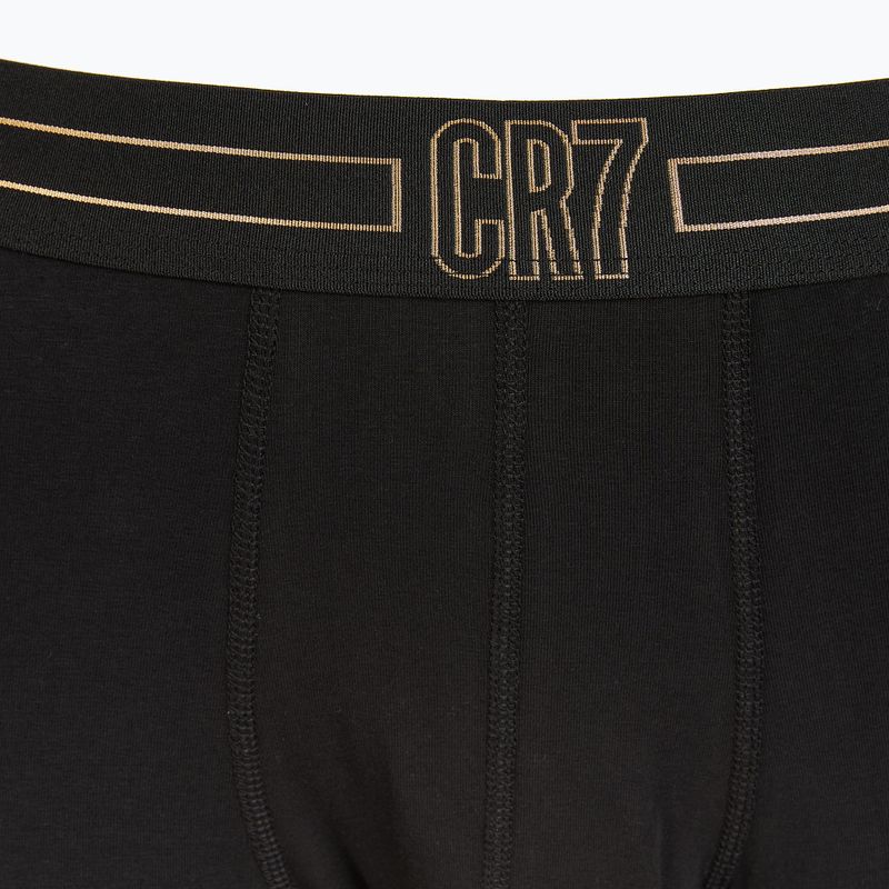Bokserki męskie CR7 Basic Trunk 5 par black/ gold 4
