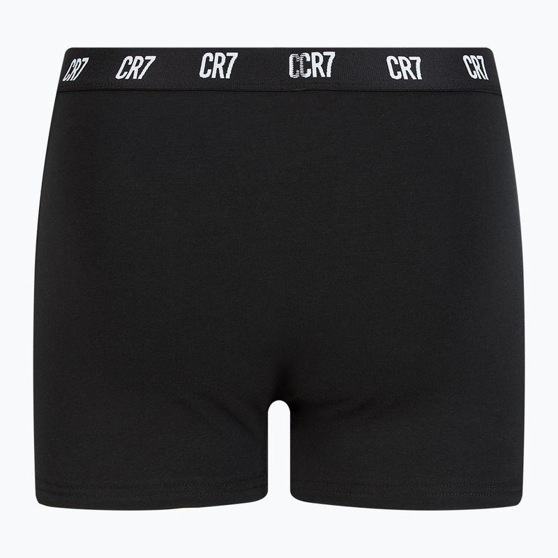 Bokserki męskie CR7 Basic Trunk 5 par black/white 3