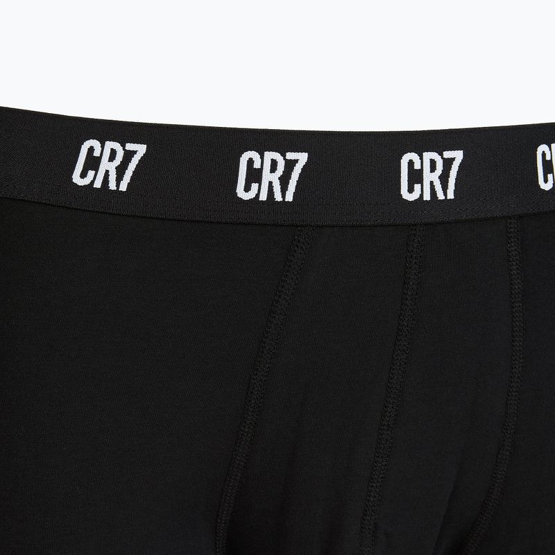 Bokserki męskie CR7 Basic Trunk 5 par black/white 4