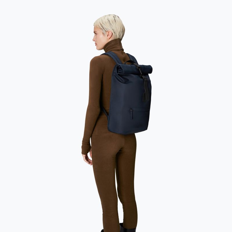 Plecak miejski Rains Rucksack Rolltop 13 + 4 l navy 3