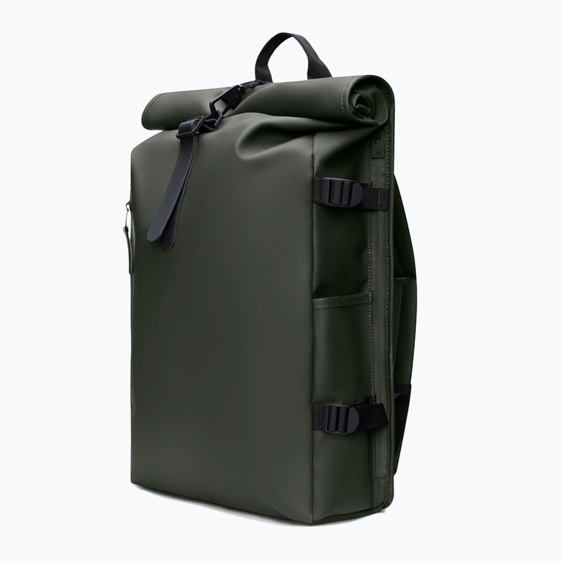 Plecak miejski Rains Rolltop Rucksack Large 23 l green 2