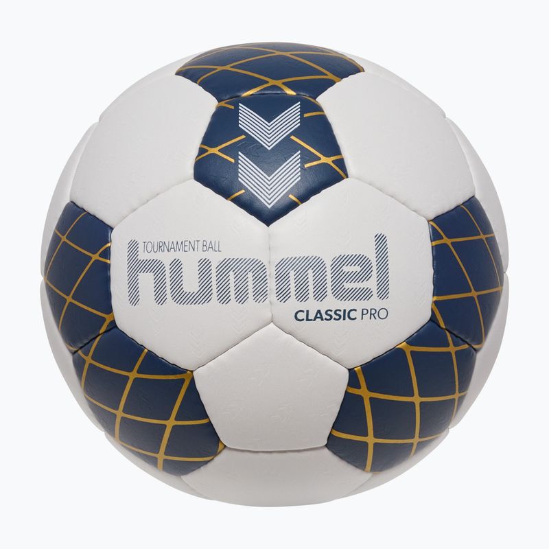 Piłka do piłki ręcznej Hummel Classic Pro HB off white/marine/gold size 3