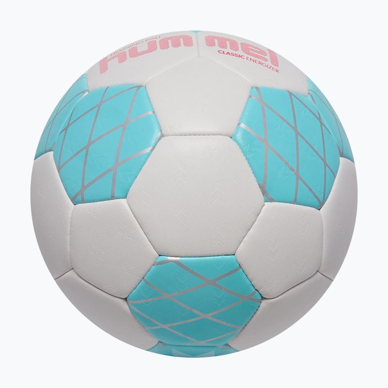 Piłka do piłki ręcznej Hummel Classic Energizer off white/light blue/marine size 0 3