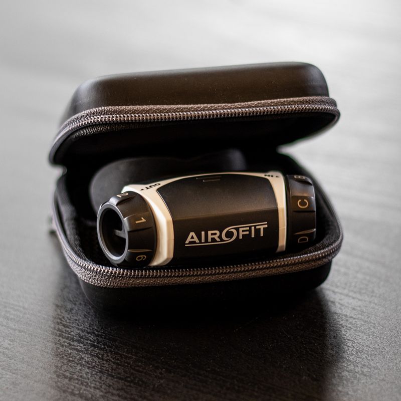 Trenażer oddechu Airofit Active white 10