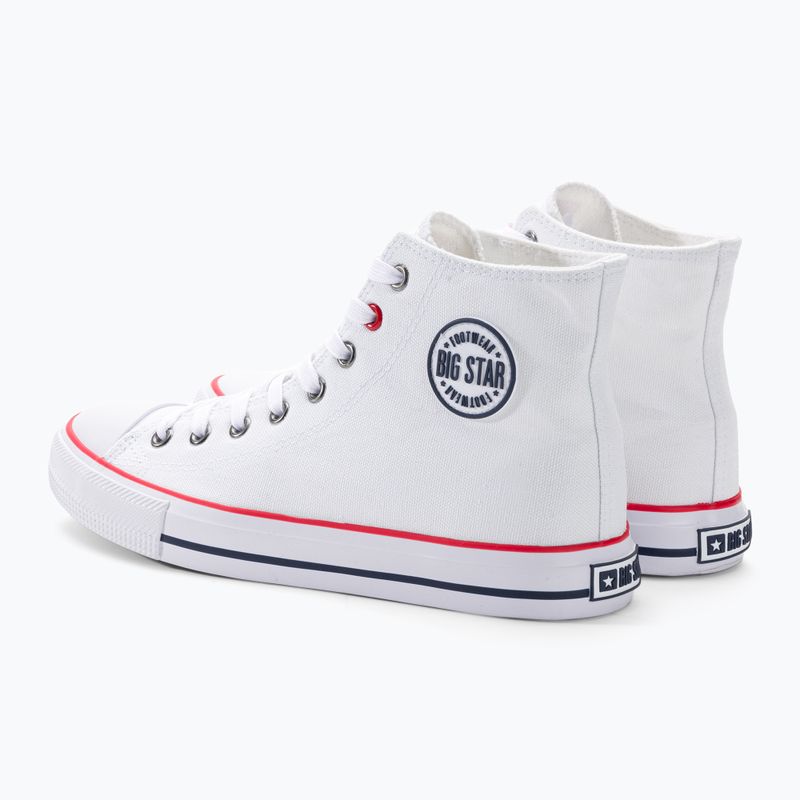 Trampki damskie BIG STAR T274026 białe 3