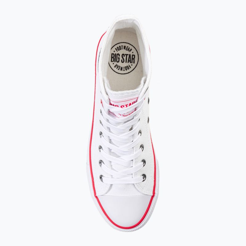 Trampki damskie BIG STAR T274026 białe 6
