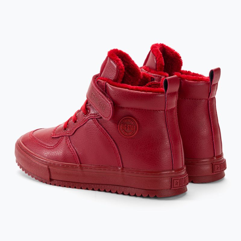 Buty dziecięce BIG STAR GG374042 czerwone 3