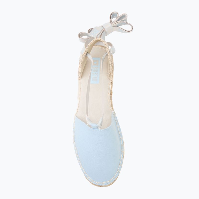 Espadryle damskie BIG STAR JJ274863 niebieski/niebieski 5