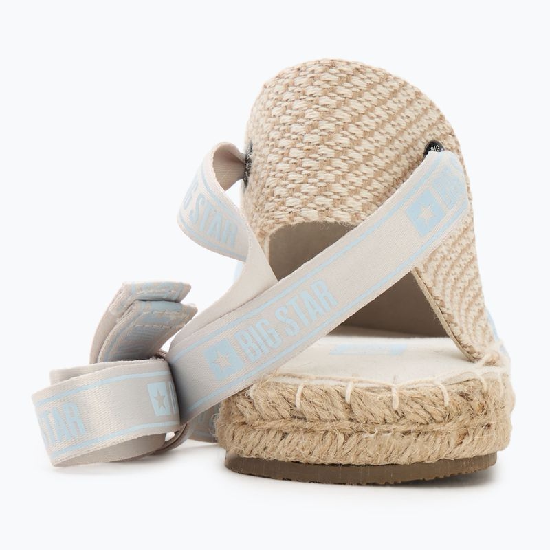 Espadryle damskie BIG STAR JJ274863 niebieski/niebieski 6