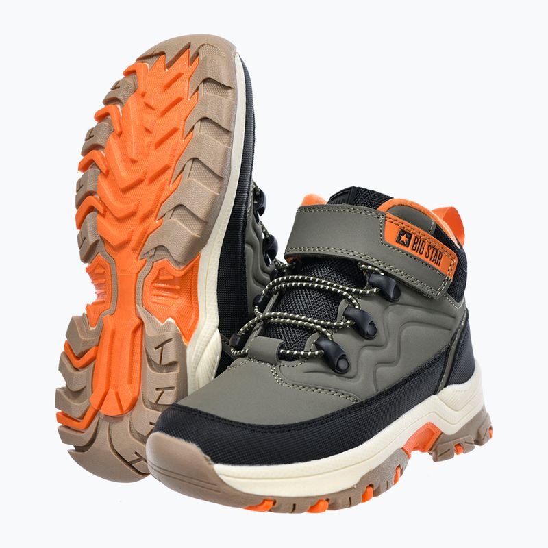 Buty dziecięce BIG STAR SS374010 khaki 8