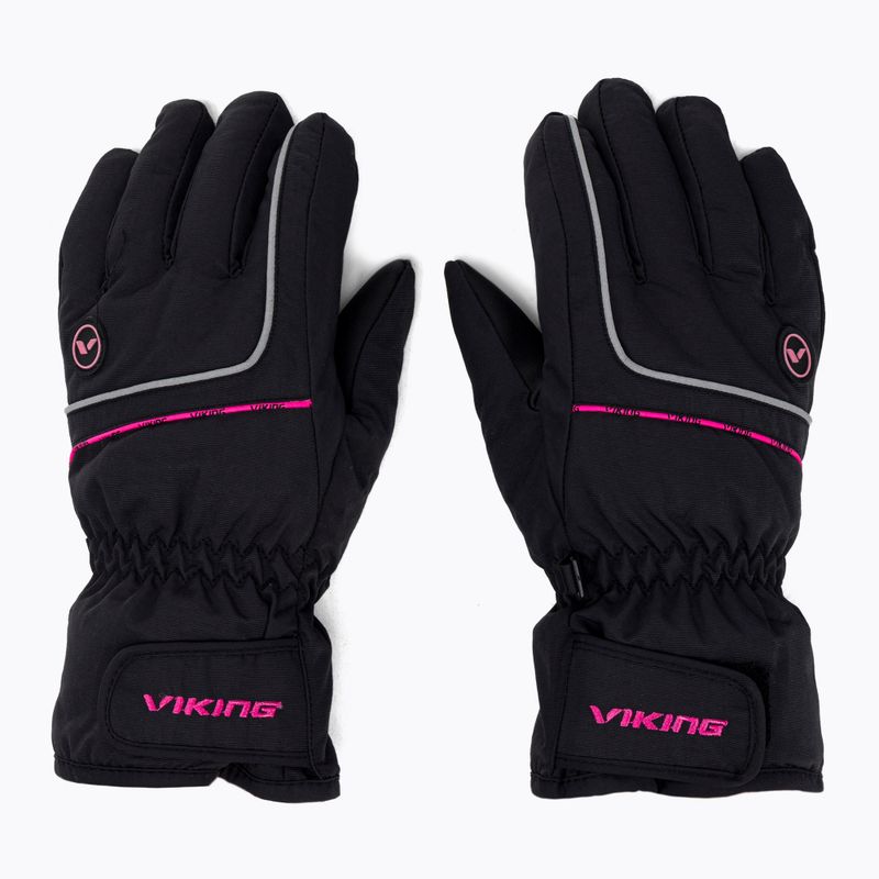 Rękawice narciarskie dziecięce Viking Kevin pink 3